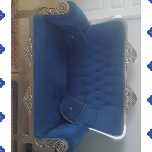 ست مبلمان 7 نفره آبی نفتی