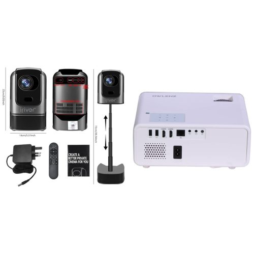 2دستگاه ویدئو پروژکتور اندرویدی کیفیت عالی