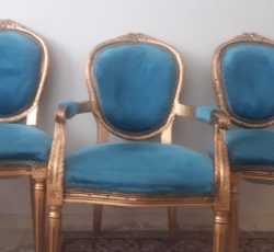 مبل 9نفره آبی فیروزه ای