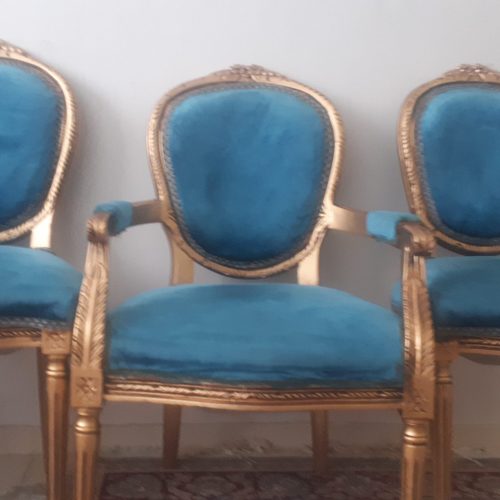 مبل 9نفره آبی فیروزه ای