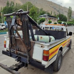 نیسان جرثقیل .یدک کش. دوگانه کارخانه بی رنگ کارت و سند خودروبر توناژ بالا