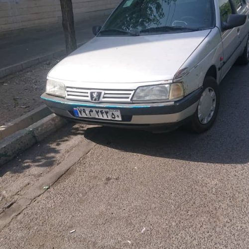 پژو 405نقره ای بی رنگ