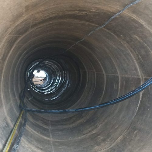 چاه کن حفره چاه مقنی