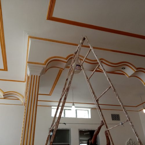 نقاشی ساختمان .رنگ آمیزی کل ساختمان درب پنجره گچ سیمان و غیر