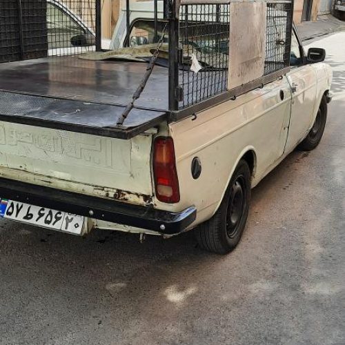 پیکان وانت بیرنگ سرشاسی سمت راننده جوش دارد