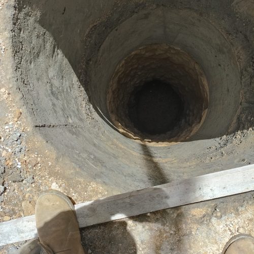 چاه کن حفره چاه مقنی