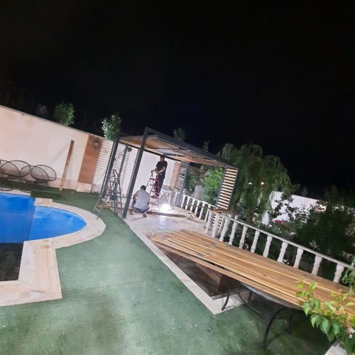 ویلا باغ.450 متر.سهیلیه.رامجین