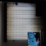 فروش پرده با کتیبه و وسایل نصبش