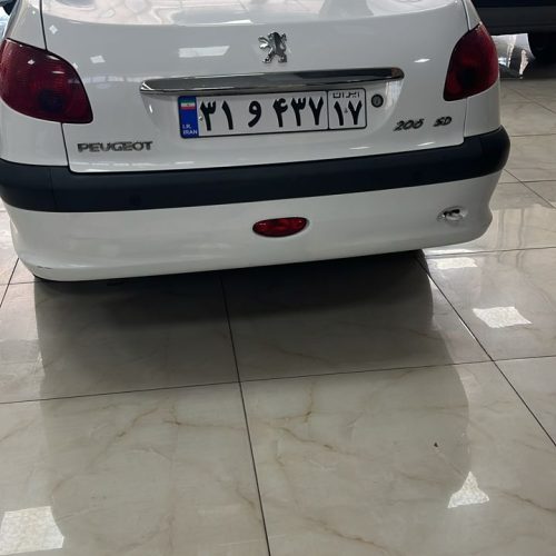پژو 206 sd کاملا سالم و خانگی