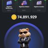همستر 740000000ملیون با پورفت 200000K