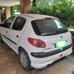 خودرو206 سفید مدل 94 تیپ 2