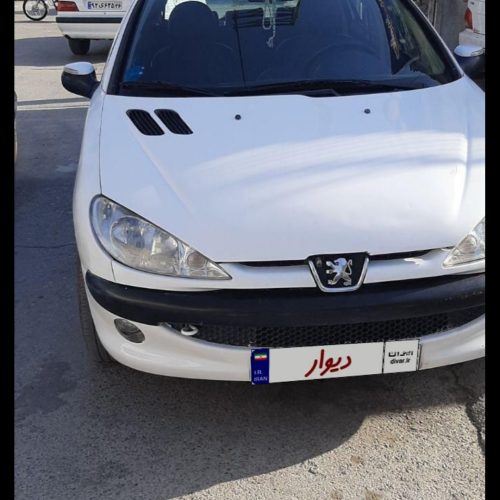 پژو206سفید