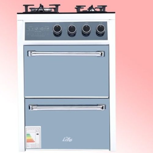 اجاق گاز لایف طرح فر 4شعله