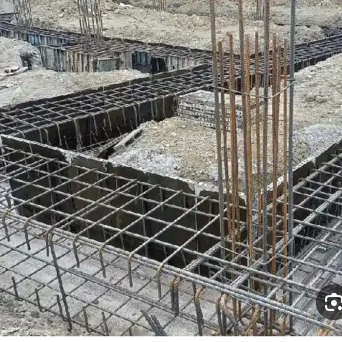 فنداسیون و سقف بتونی و فلزی