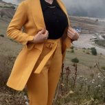 کت و شروالی زرد