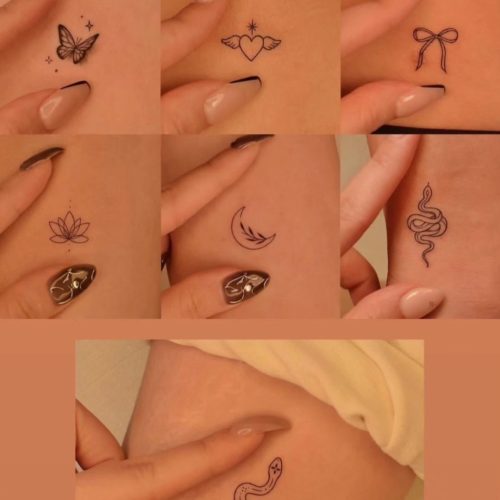 من تاتو کار هستم تاتو بدن وصورت فقط خانم ها