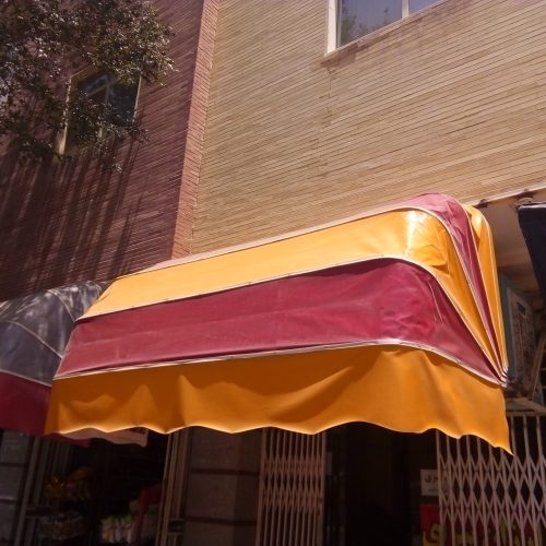 میز ترازو لامپ و چادر میوه فروشی