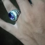 انگشتر نقره آمتیست