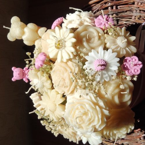 سنگ مصنوعی دکوری و شمع