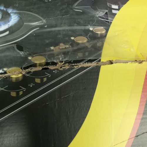 گاز صفحه ای برند بوش ایتالیایی ترموکوپل دار نو