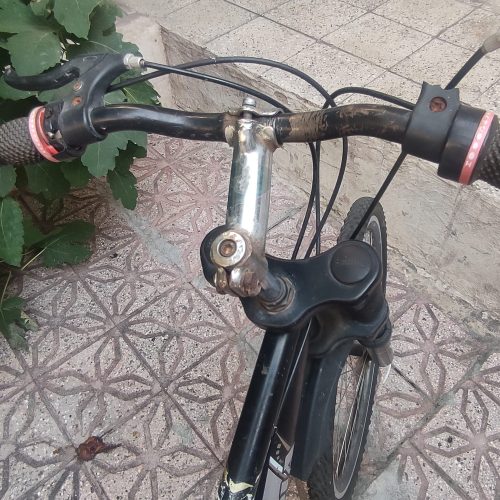 دوچرخه کوهستانی ترمز دیسکی و دنده موتوری می باشد