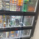 یخچال ایستاده سه درب و قفسه فروشگاهی خود ایستا