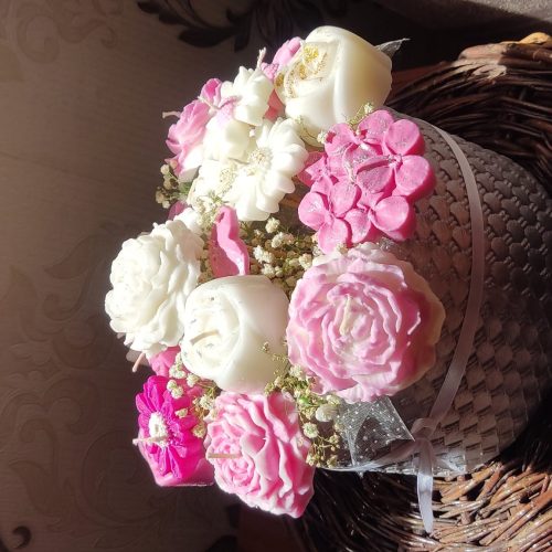 سنگ مصنوعی دکوری و شمع