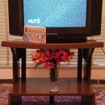 تلویزیون 21 سونی اصل با میز