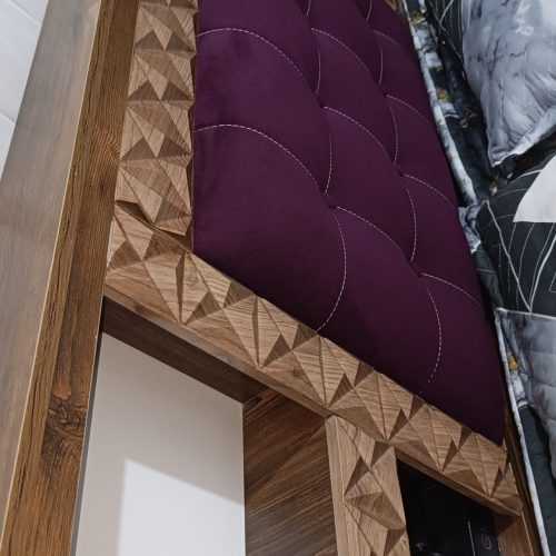 تخت دو نفره همراه با تشک و جَک