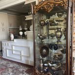 بوفه چوبی کنده کاری