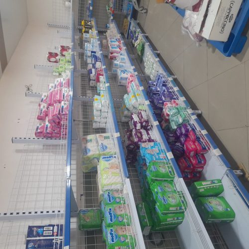 یخچال ایستاده سه درب و قفسه فروشگاهی خود ایستا