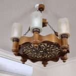 لوستر چوبی درحدنو