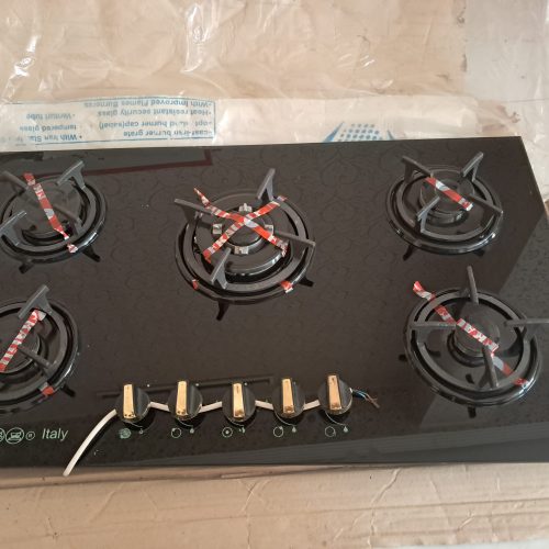 فروش گاز صفه رومیزی شیشه ای 5 شعله جنرال ارکا بفروش میرسه