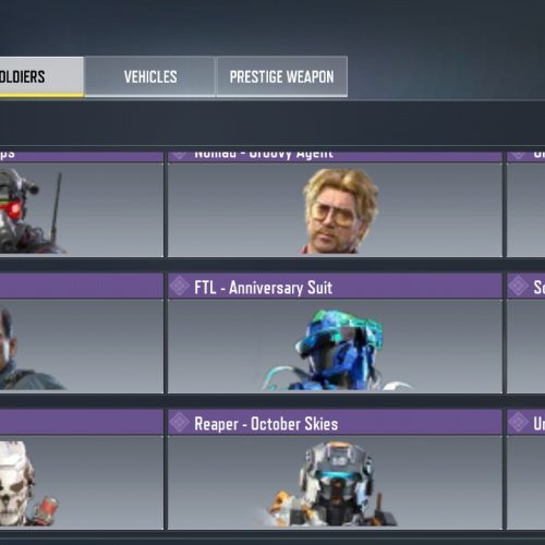 اکانت کالاف متیک دار با تمام گردونه ها