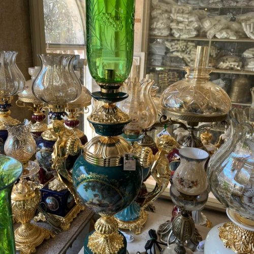 فروش آباژور ، چراغهای لوکس ، کنارسالنی ، شمعدان به قیمت تولیدی