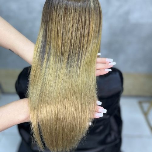مدل برای کراتین مو