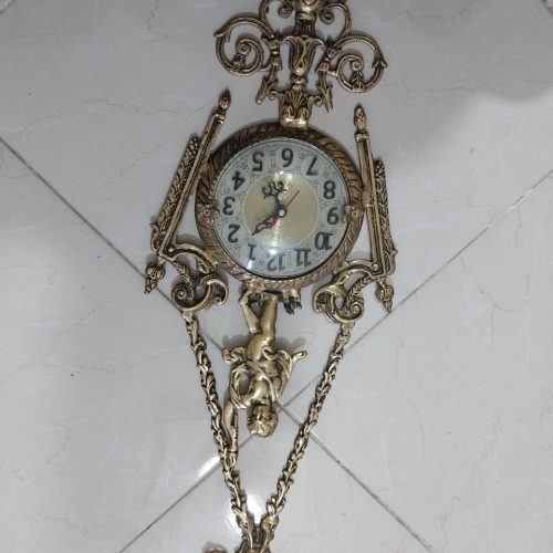 ساعت دیواری برنز و جاکلیدی برنز