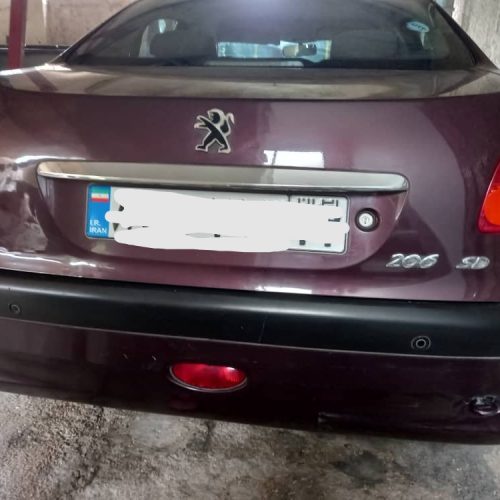 پژو206sdمدل94 کم کارکرد