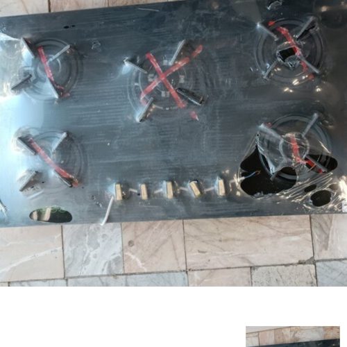 فروش گاز صفه رومیزی شیشه ای 5 شعله جنرال ارکا بفروش میرسه