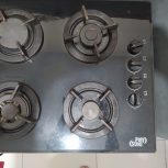 گاز رو کابینتی چهارشعله مدل پولی استیل