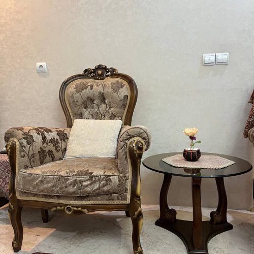 مبلمان استیل سلطنتی تمام چوب دست ساز