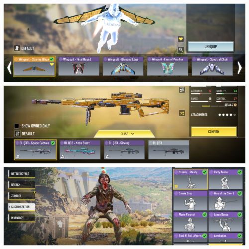 اکانت کالاف ویچ واردن و اسکین گردونه دارای..