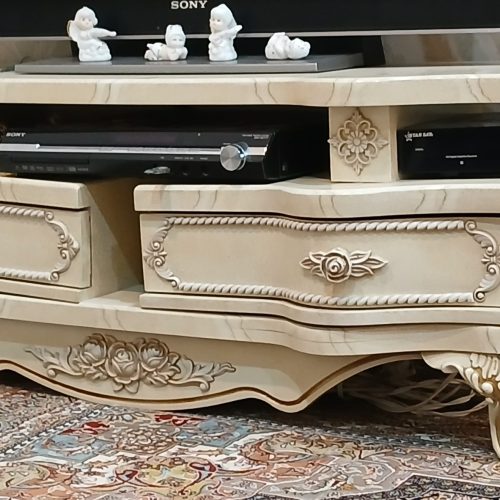 میز تلوزیون طرح سنگ مرمر