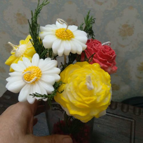 شمع و سنگ مصنوعی