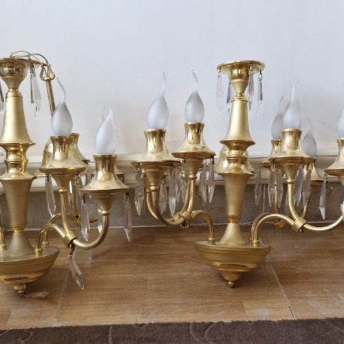 فروش دو عدد لوستر درحد نو