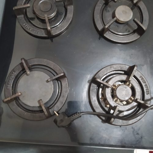 گاز رو کابینتی چهارشعله مدل پولی استیل