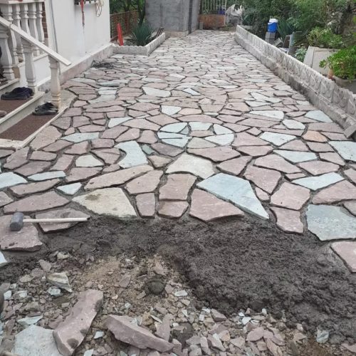 اجرای سنگ لاشه قیومی فروش سنگ ورقه ای پیمانکار