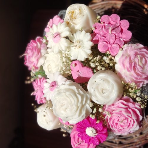 سنگ مصنوعی دکوری و شمع