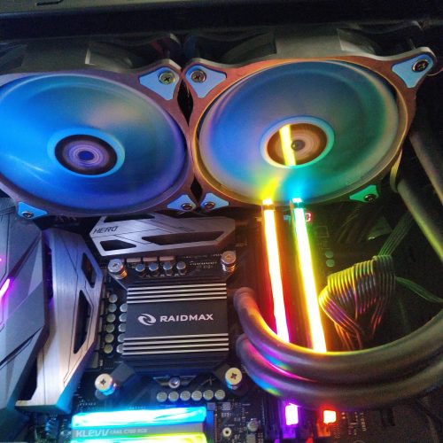 مشخصات چهار قطعه  کامپیوتر cpu_فن 240_مادربرد_رم16گیگ