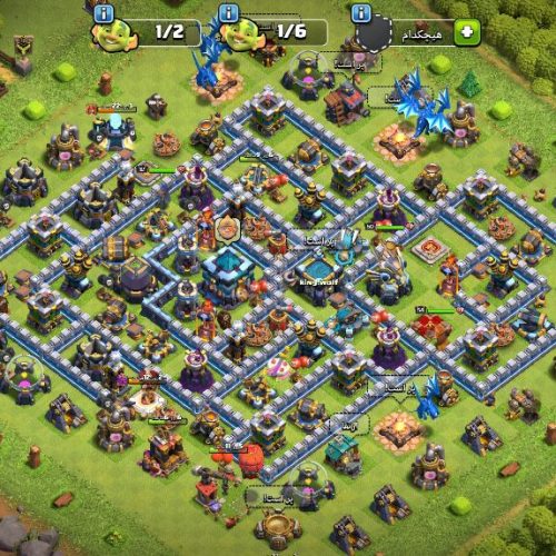 دو اکانت کلش آف کلنز